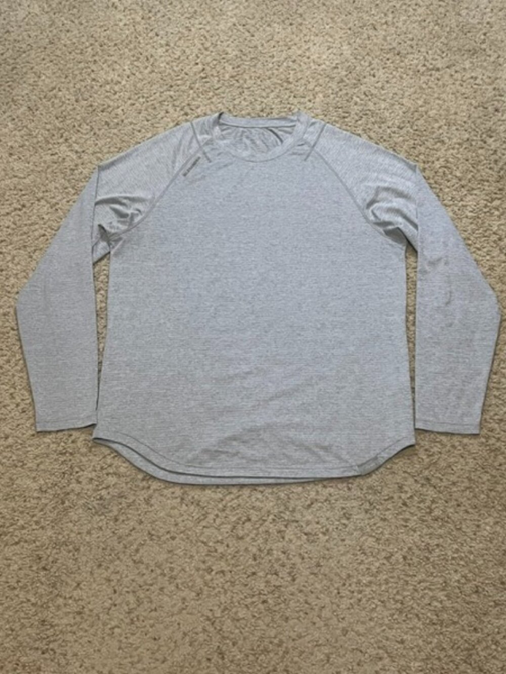Legends Heather Gray Enzo Long Sleeve Tee Performance Shirt Size XL XLarge